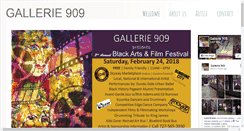 Desktop Screenshot of gallerie909.com